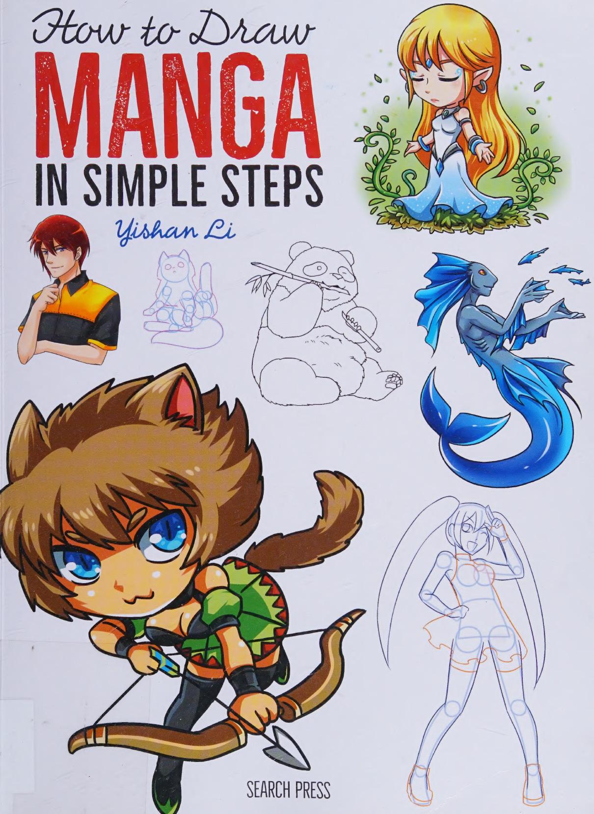 How to draw manga in simple steps