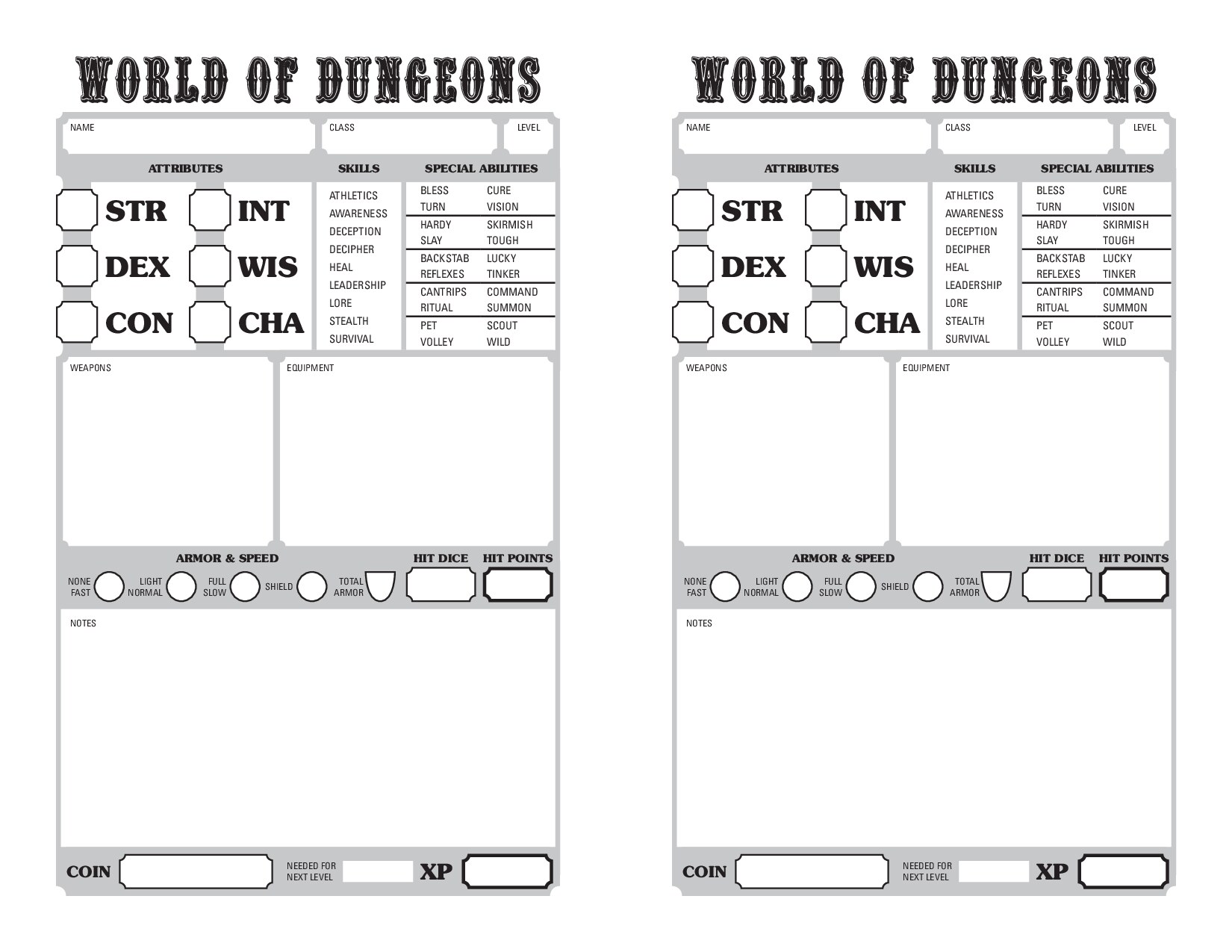 World of Dungeons